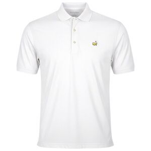 NWOT Augusta National Men's Masters Pique Performance Polo Shirt White Large